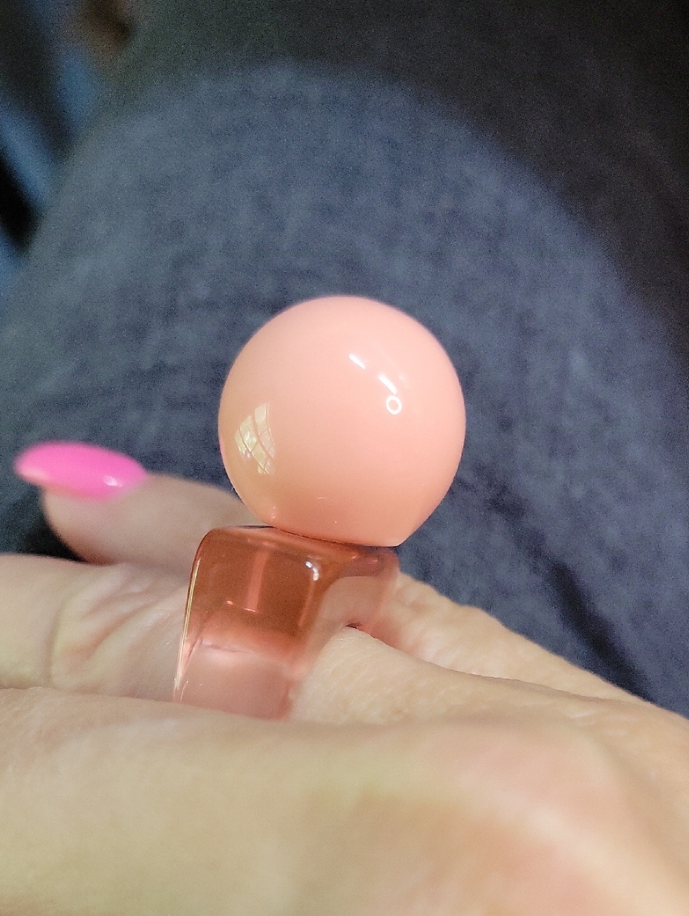 Funky Chunky Gumball Fashion Ring, Choice Of Color - Picture 4 of 8